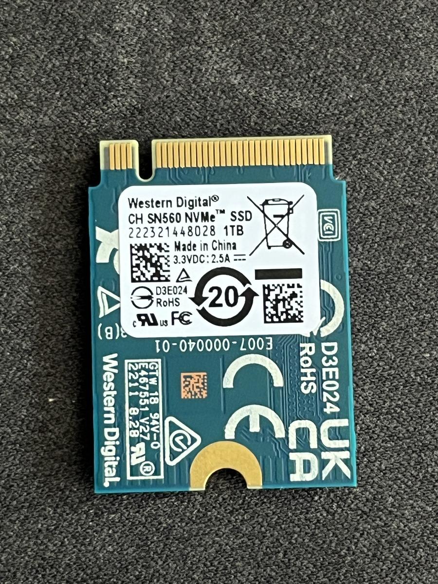 WD SN560 M.2 NVMe PCIe4.0  1TB 222321448028