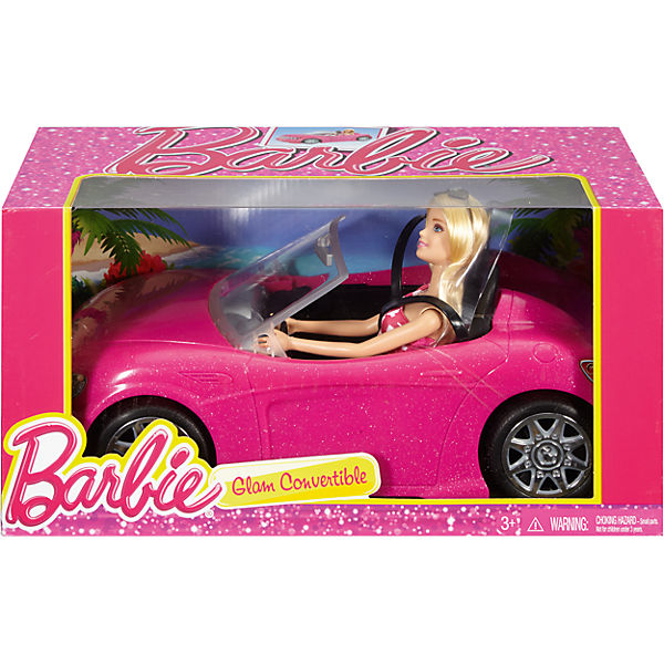 Mattel Barbie v kabrioletu