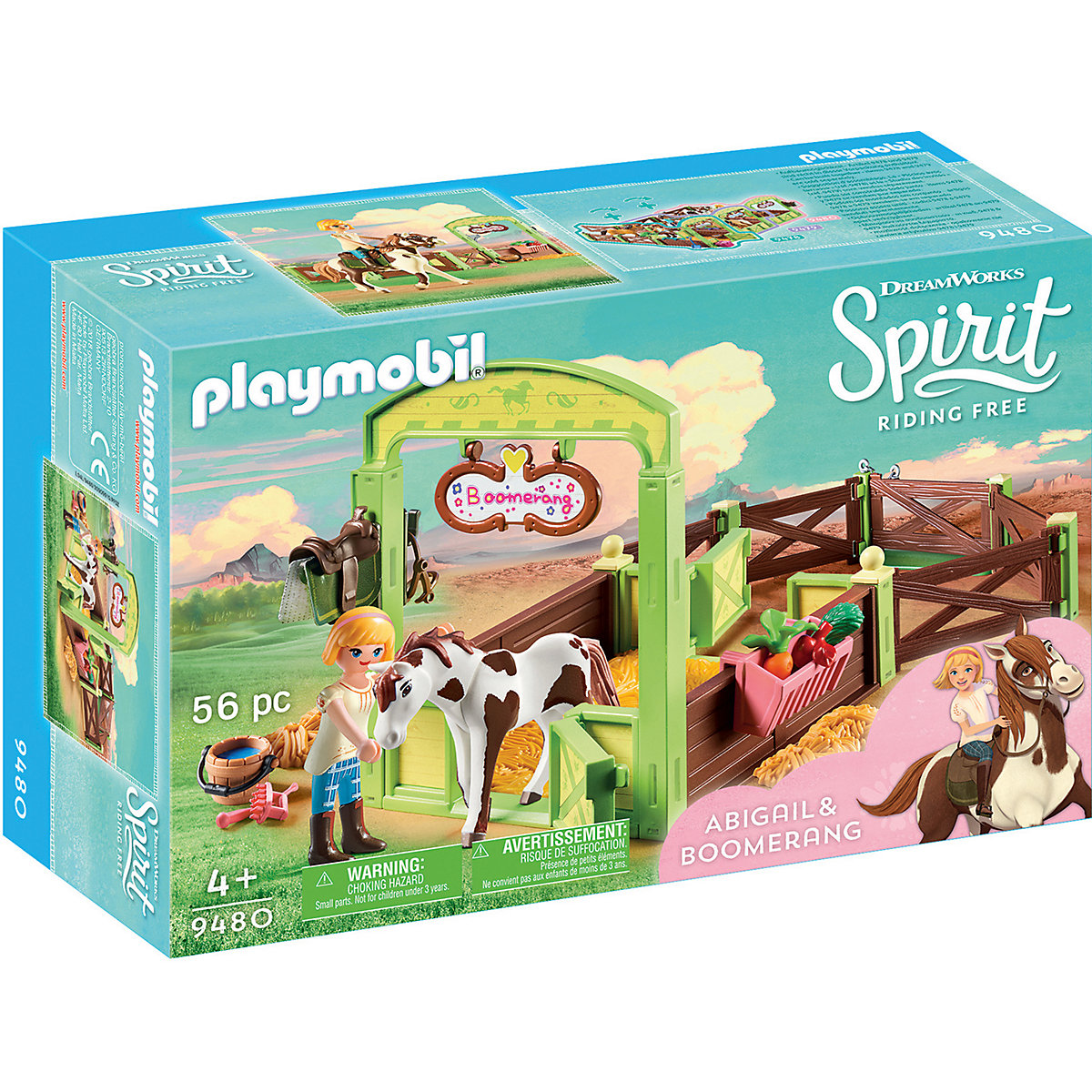 Playmobil 9480 KOŇSKÝ BOX ABIGAIL & BOOMERANG