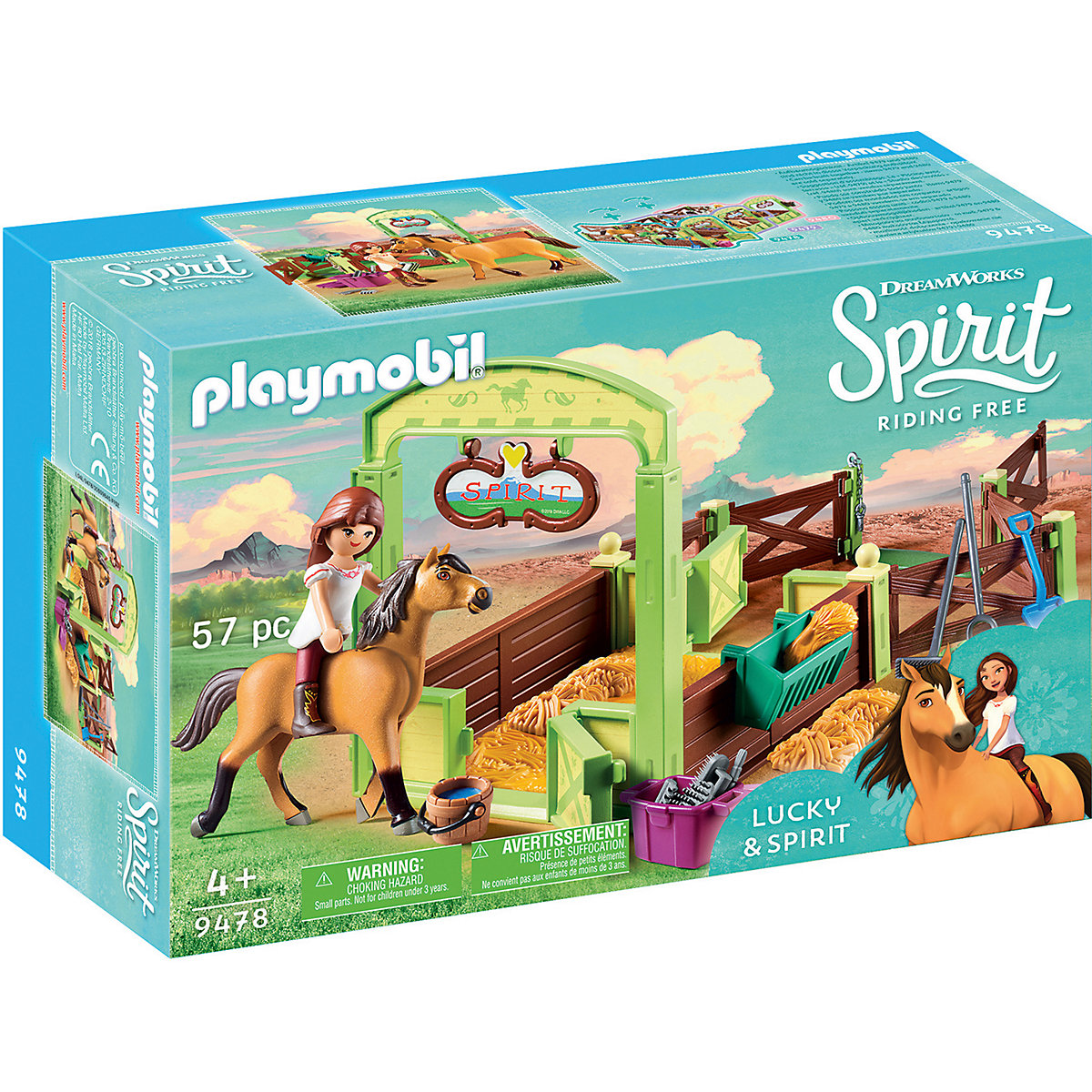 Playmobil 9478 KOŇSKÝ BOX LUCKY & SPIRIT