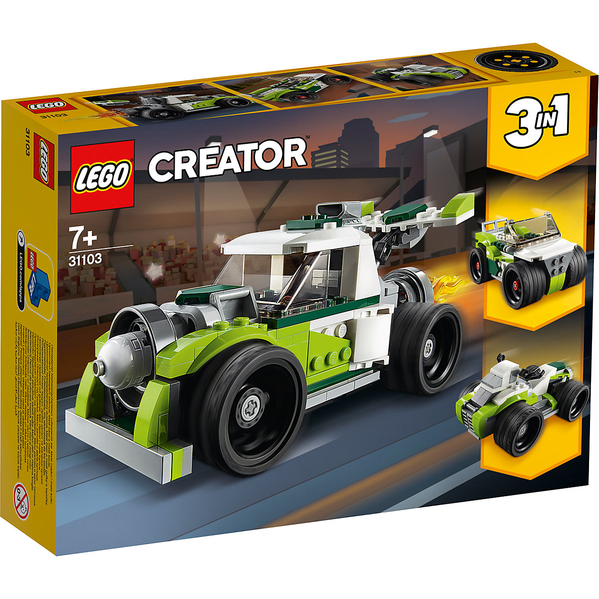 LEGO Creator 31103 Auto s raketovým pohonem