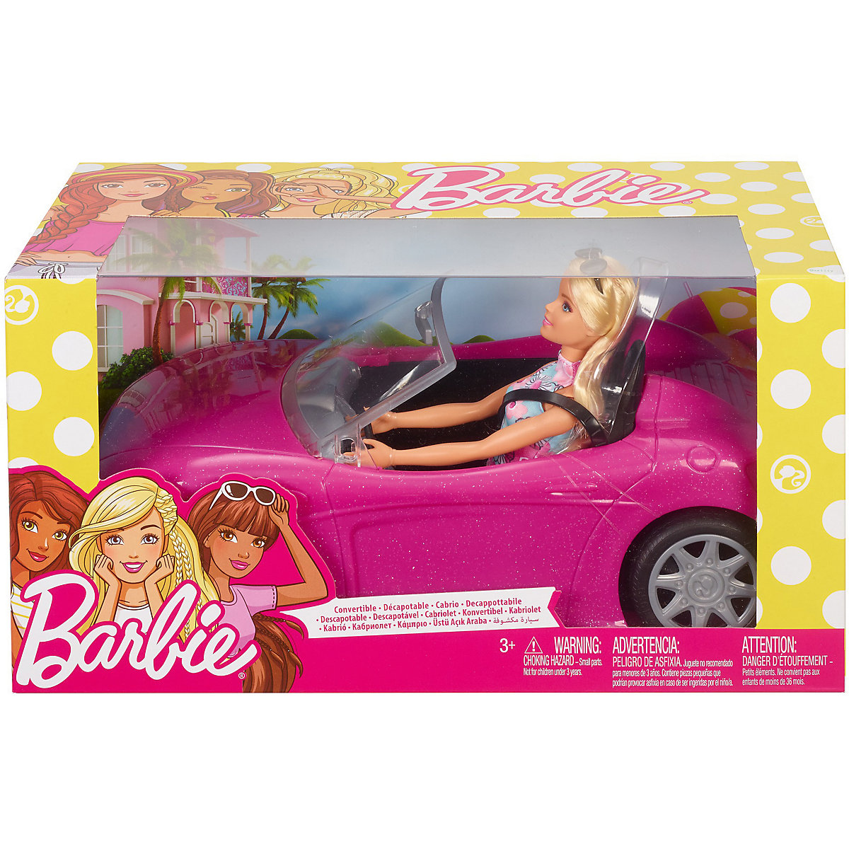Mattel Barbie kabriolet Glam a panenka