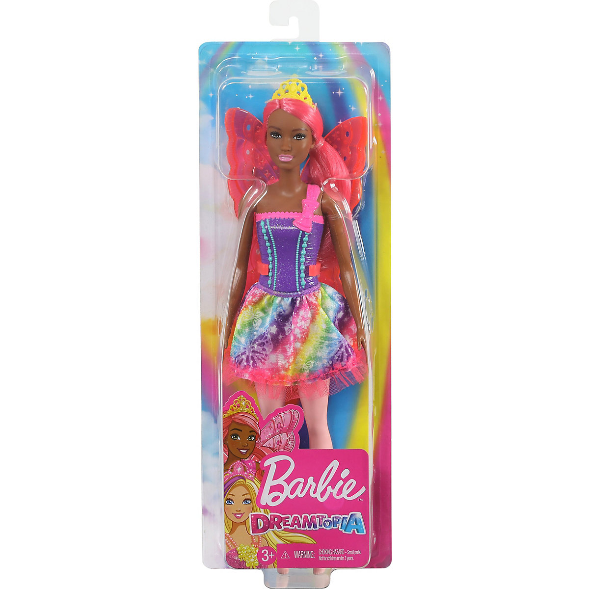 Mattel Barbie Dreamtopia víla (oranžové vlasy) s křídly