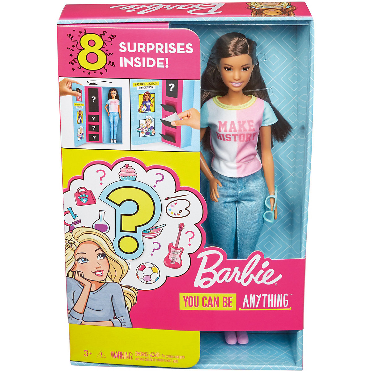 Mattel Barbie překvapivé pracovní obleky