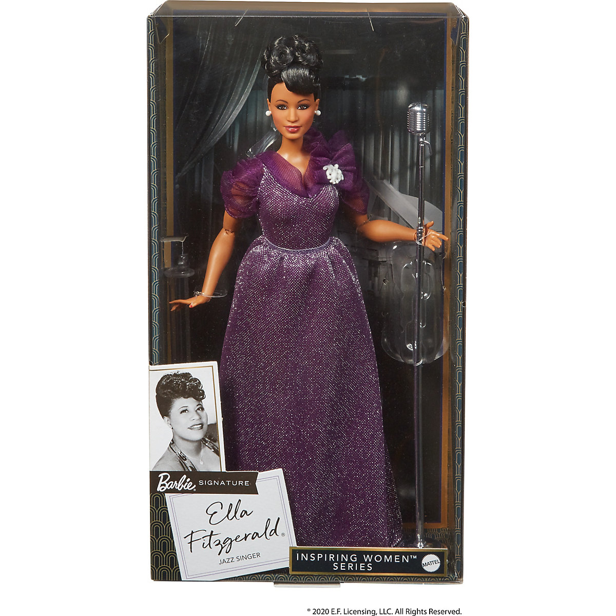 Mattel Barbie Inspirující žena Ella Fitzgerald