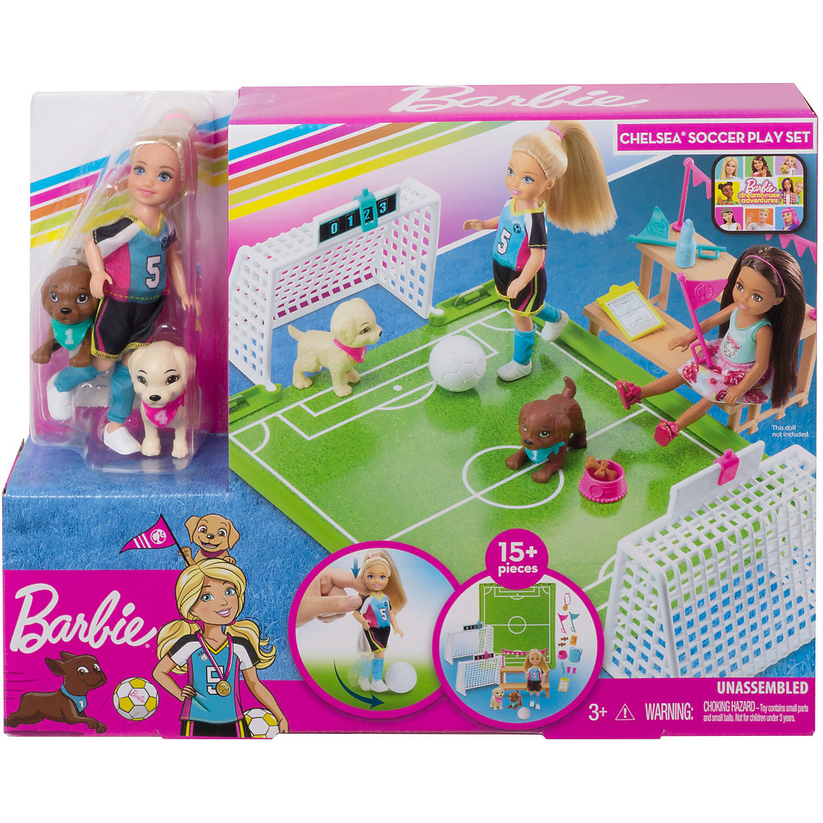 Mattel Barbie Chelsea s fotbalovým míčem