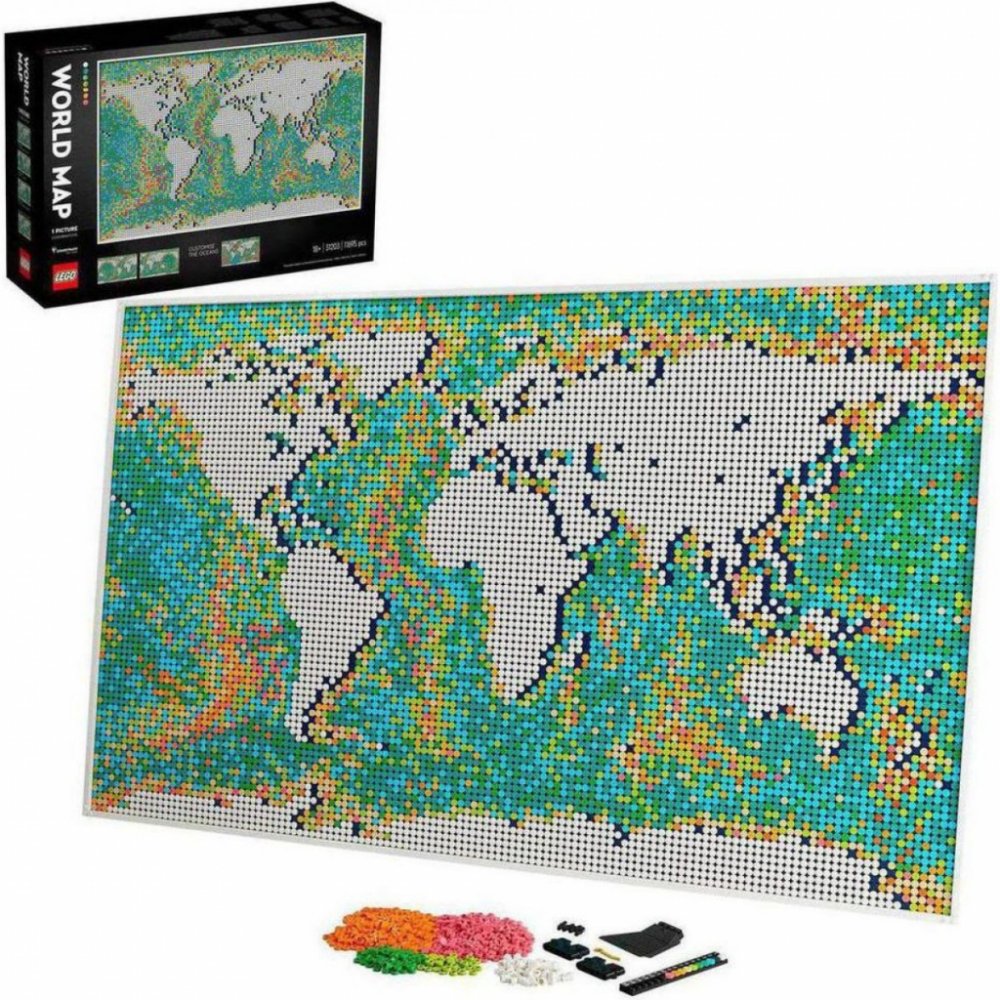 LEGO Art 31203 Mapa světa, 11