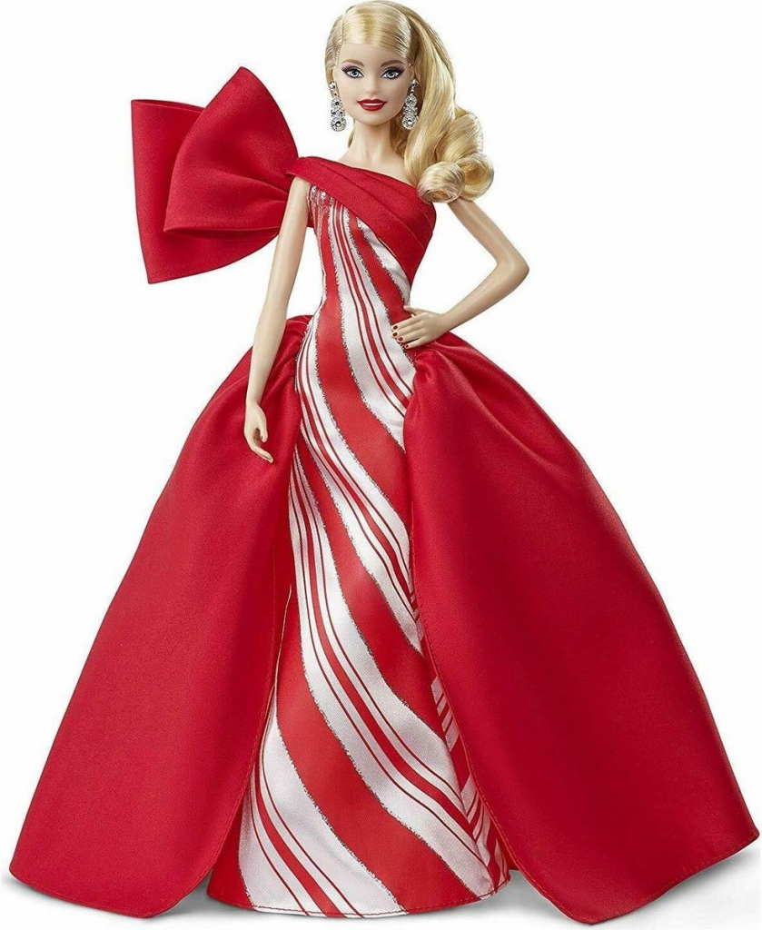 Barbie sběratelská Vánoční Holiday 2019 FXF01