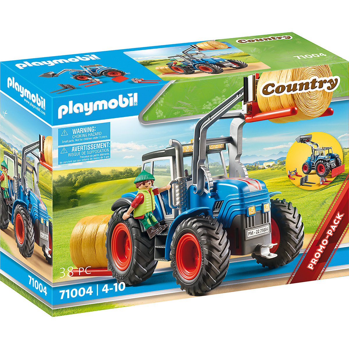 Playmobil 71004 Velký traktor s příslušenstvím
