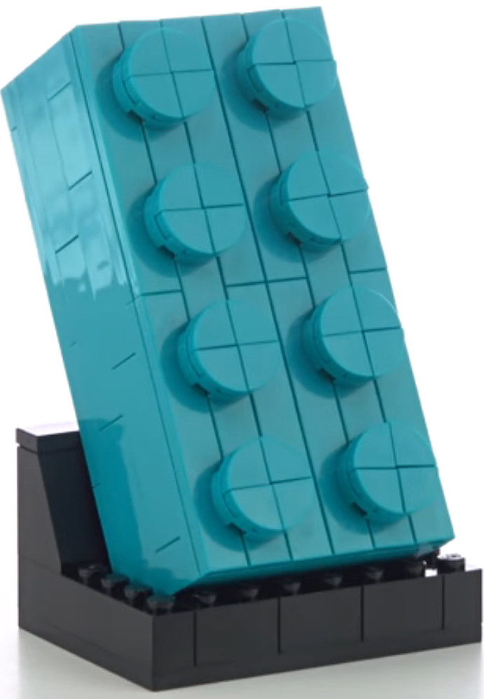 LEGO® 6346102 2 x 4 tyrkysová kostka