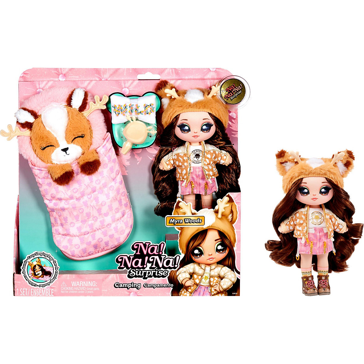 Na! Na! Na! Surprise Camping Doll - Myra Woods (Deer)