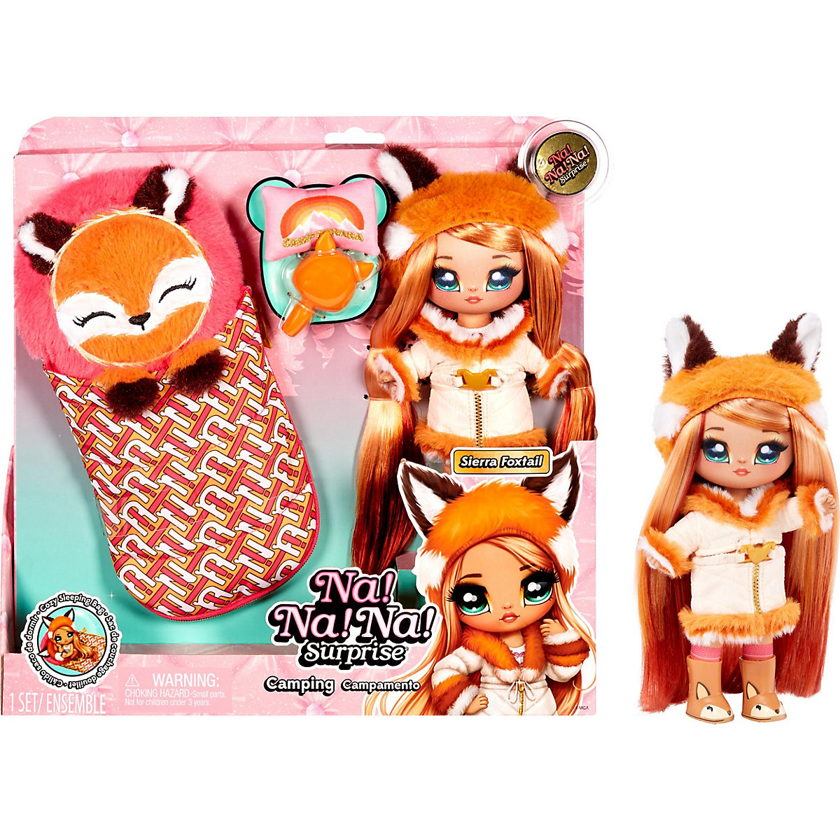 Na! Na! Na! Surprise Camping Doll - Sierra Foxtail (Fox)