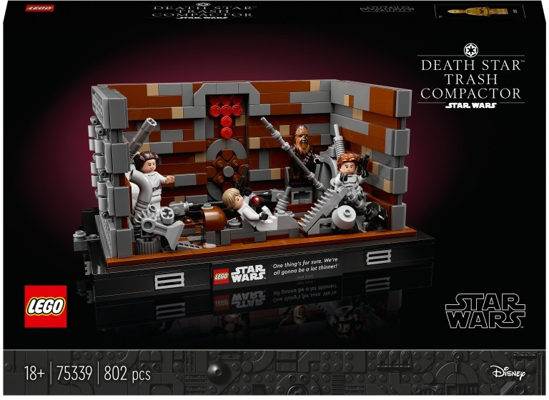 LEGO® Star Wars™ 75339 Drtič odpadků Hvězdy smrti diorama