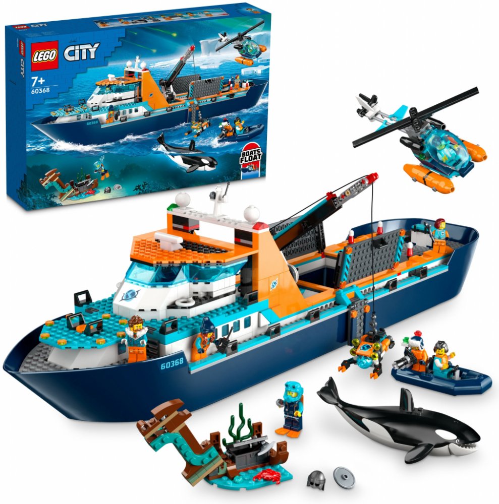 LEGO® CITY 60368 ARKTICKÁ PRŮZKUMNÁ LOĎ