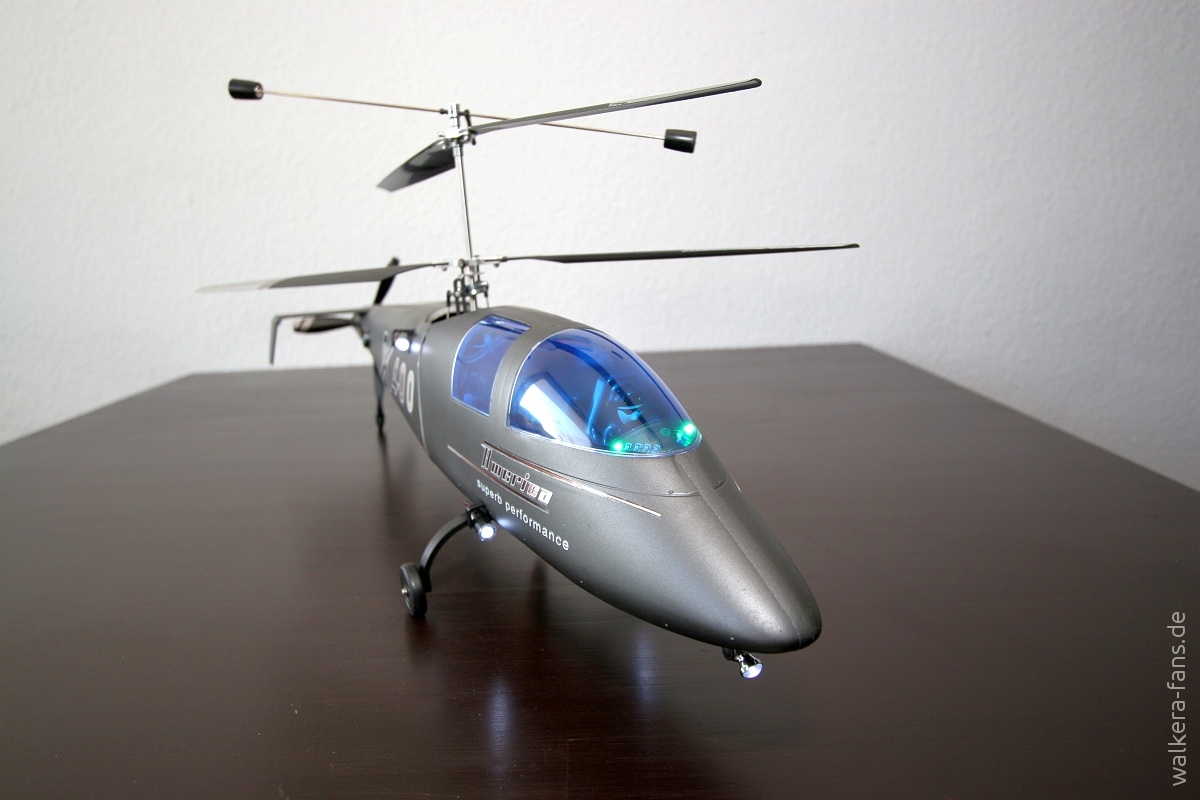 Walkera RC koaxiální vrtulník Walkera X400 RTR 1:12 šedý