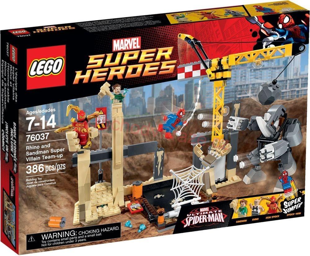 LEGO SUPER HEROES 76037 Superzlosynové Rhino a Sandman