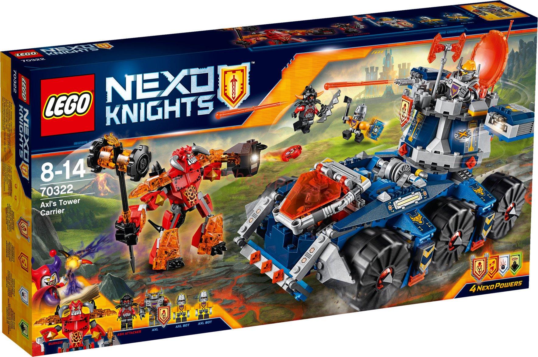 Lego Nexo Knights 70322 Axlův věžový transportér