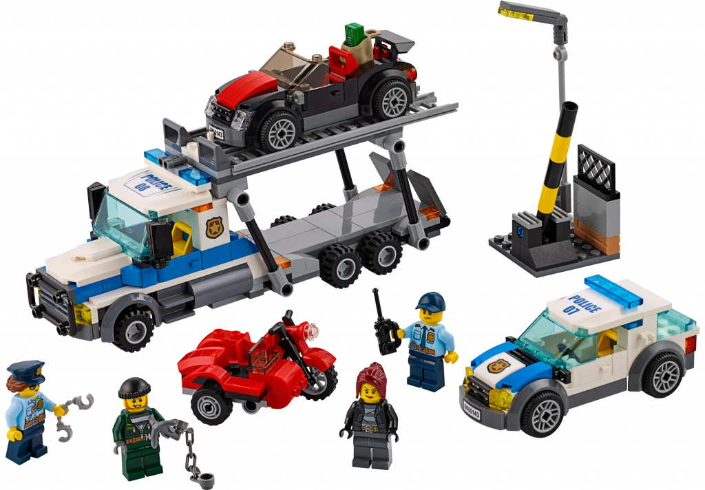 LEGO CITY 60143 Krádež transportéru aut