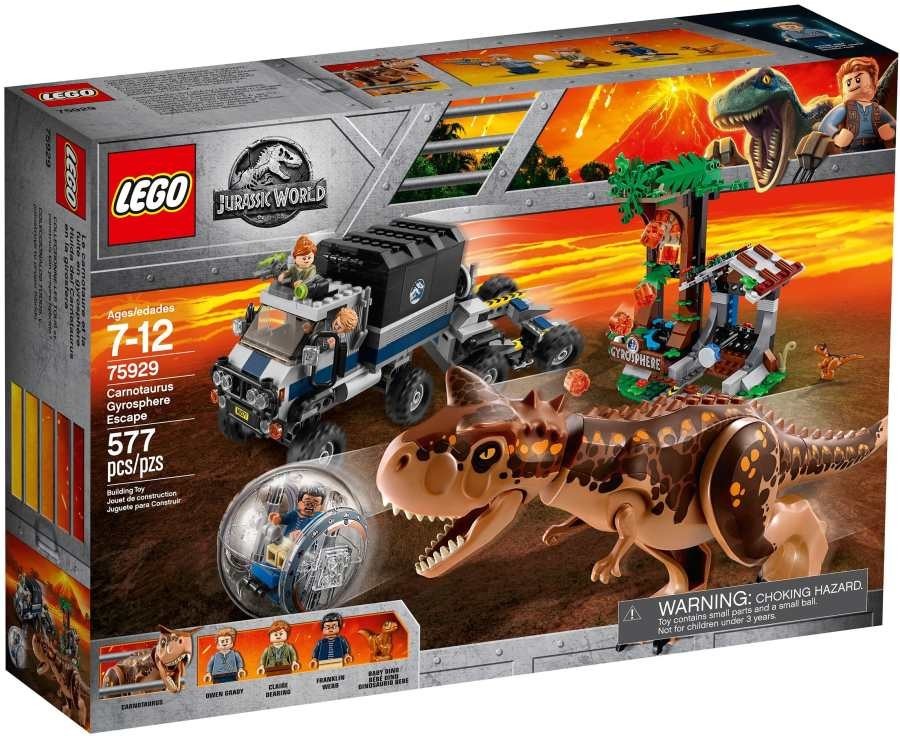 LEGO Jurassic World 75929 Carnotaurus Gyrosphere Escape