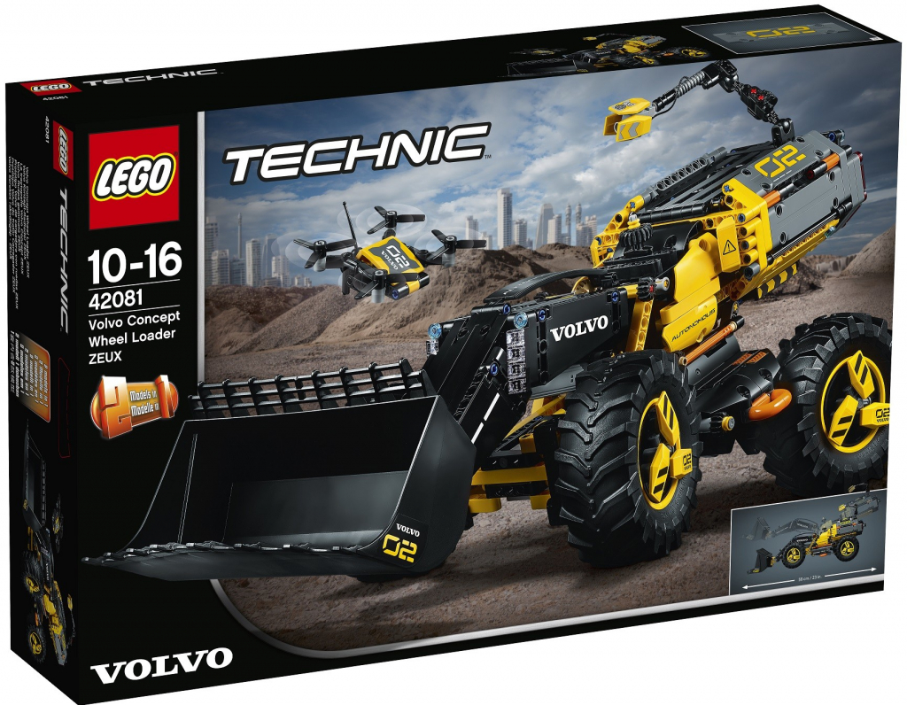 LEGO Technic 42081 Volvo koncept kolového nakladače ZEUX