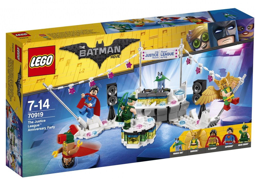 Lego Batman 70919 Výroční oslava Ligy spravedlivých