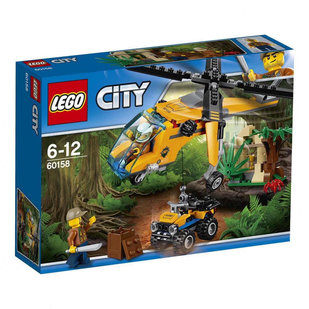 Lego City 60158 Nákladní helikoptéra do džungle