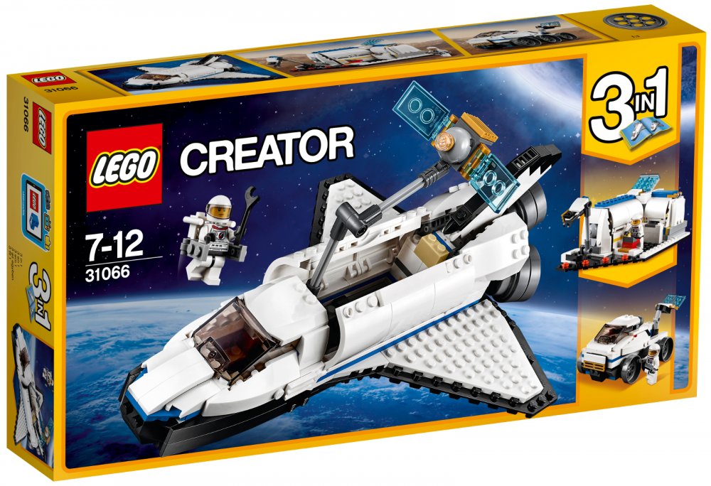 Lego Creator 31066 Vesmírný průzkumný raketoplán