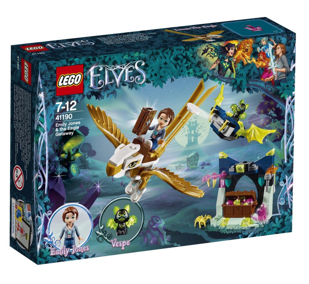Lego Elves 41190 Emily Jonesová a únik na orlovi