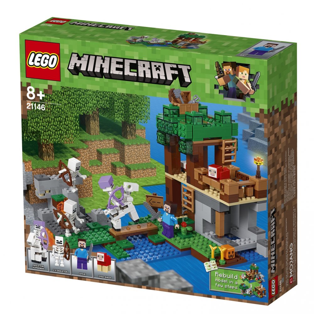 LEGO Minecraft 21146 Útok kostlivců
