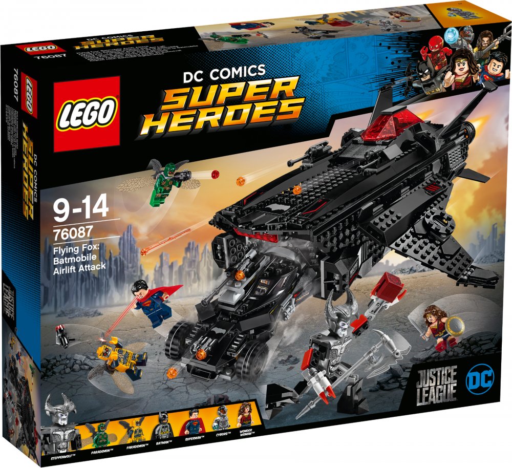 Lego Super Heroes 76087 Obří netopýr: Vzdušný útok v Batmobilu