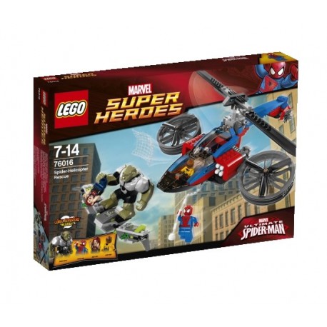 Lego Super Heroes 76016 Pavoučí záchranný vrtulník