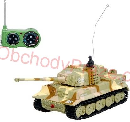 Tiger RC Německý Tank Great Wall 2117 14 kanálová s otáčením o 360 °, LED světlo
