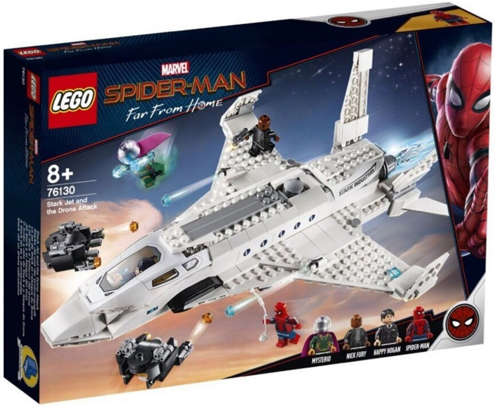 Lego Super Heroes 76130 Tryskáč Tonyho Starka a útok dronu