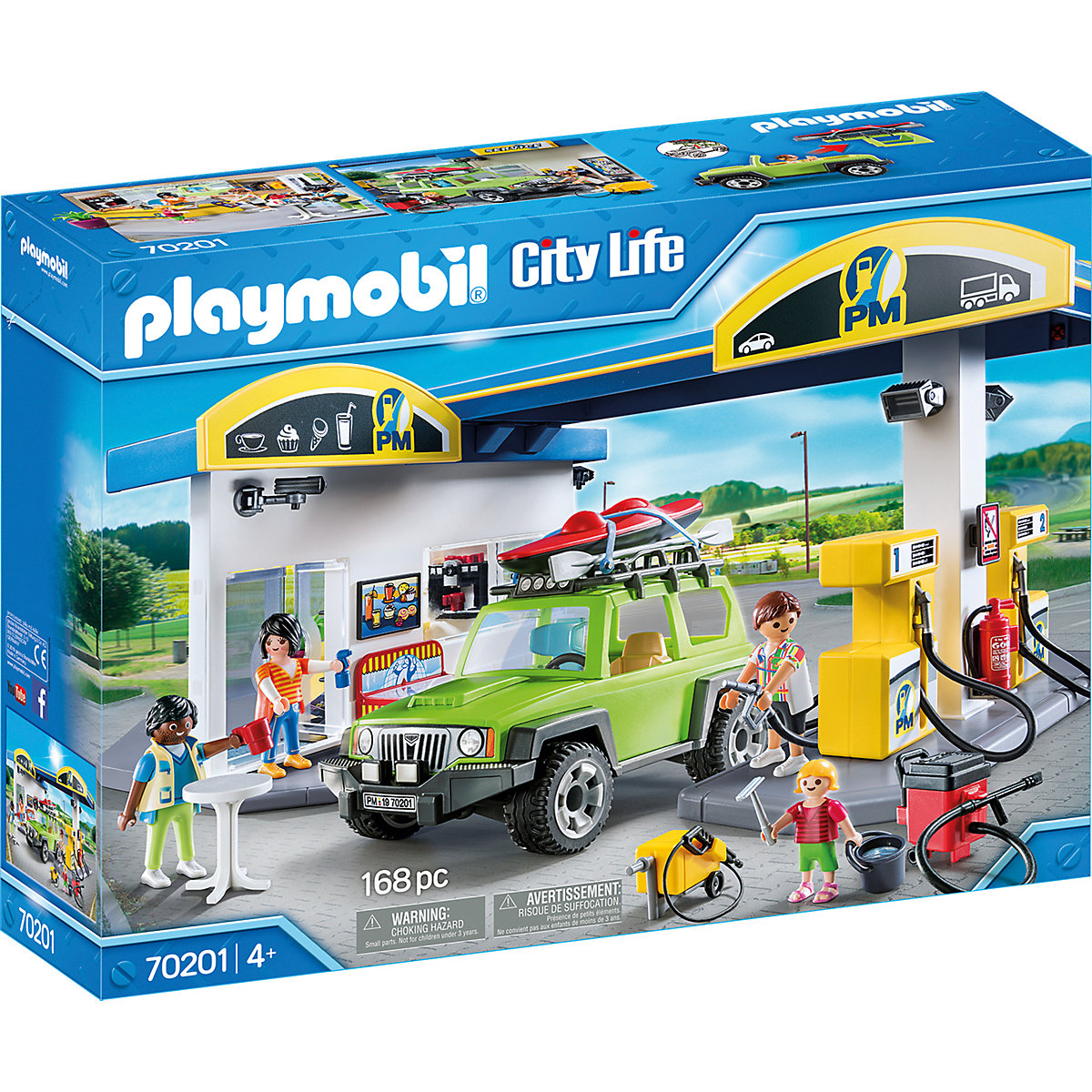 Playmobil 70201 City Life Velká čerpací stanice