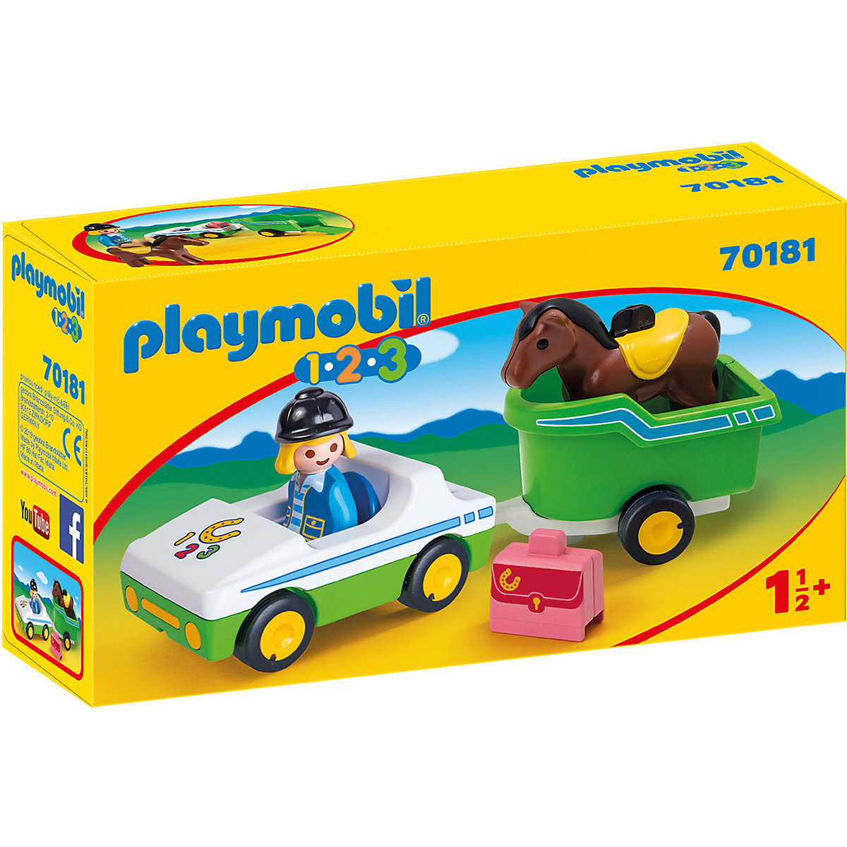 Playmobil 70181 Auto s přívěsem pro koně