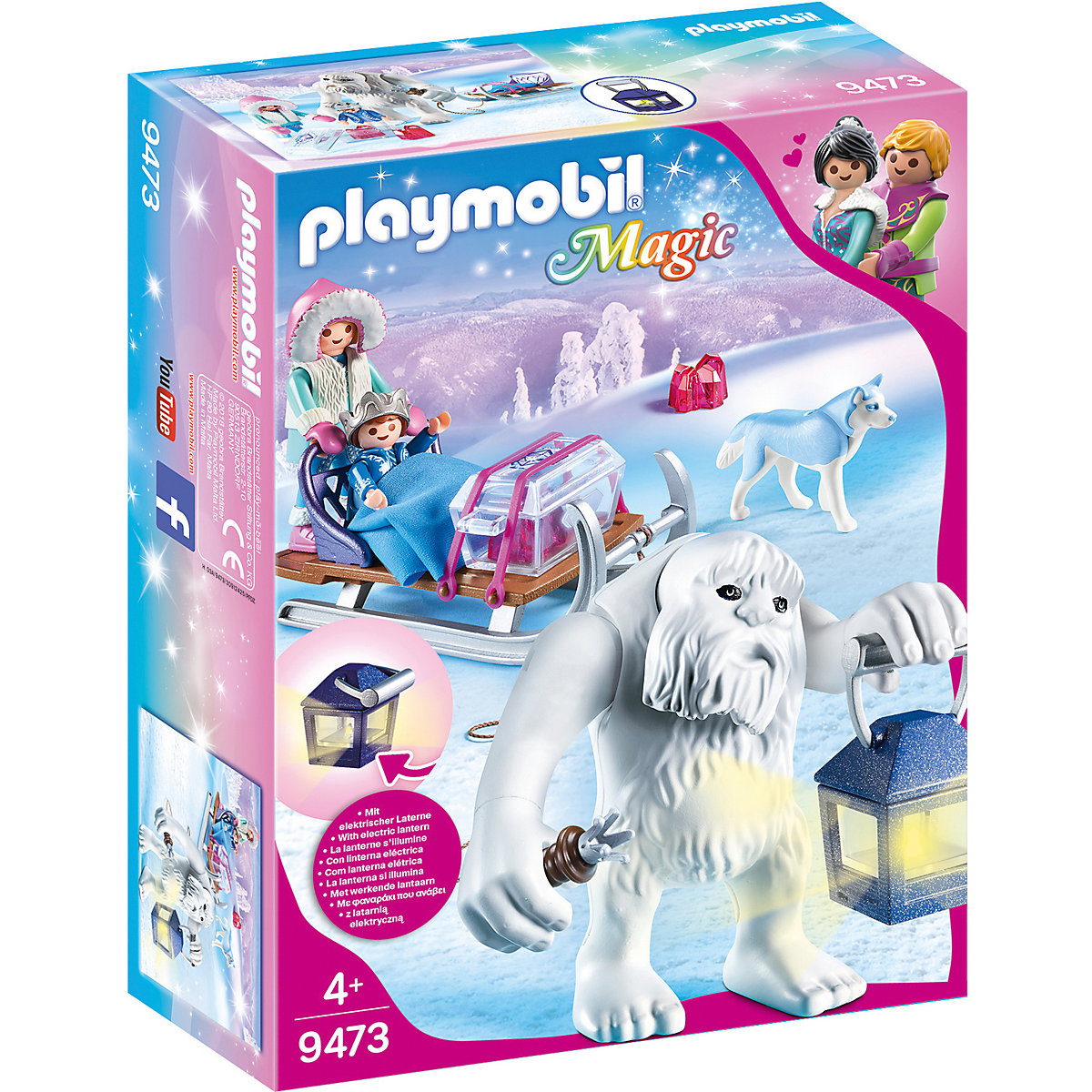 Playmobil 9473 Sněžný troll a sáně