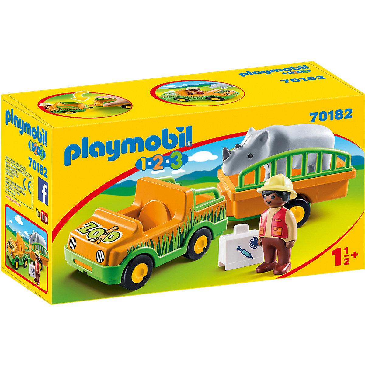 Playmobil 70182 Převoz nosorožce