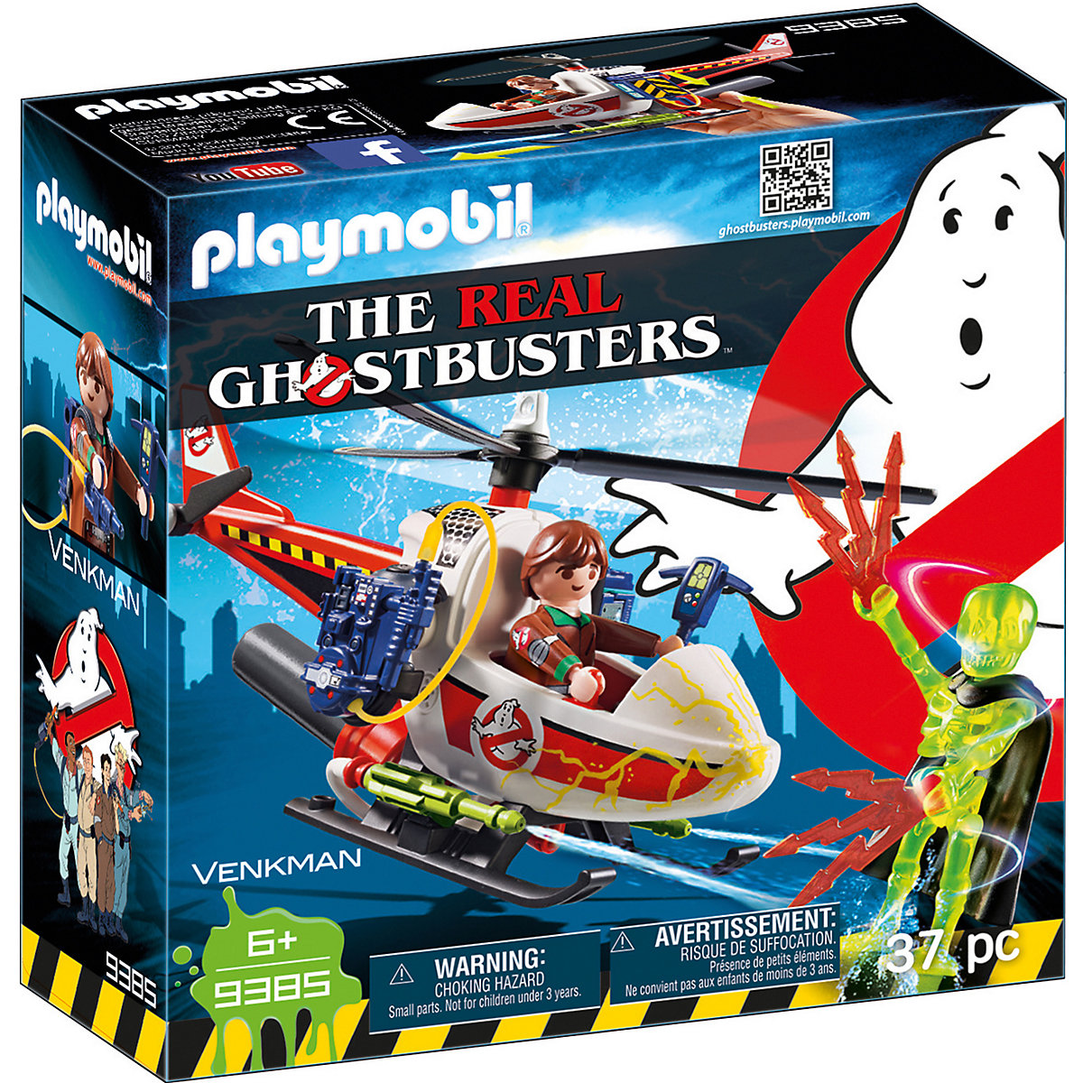 Playmobil 9385 The Real Ghostbusters Venkman s helikoptérou