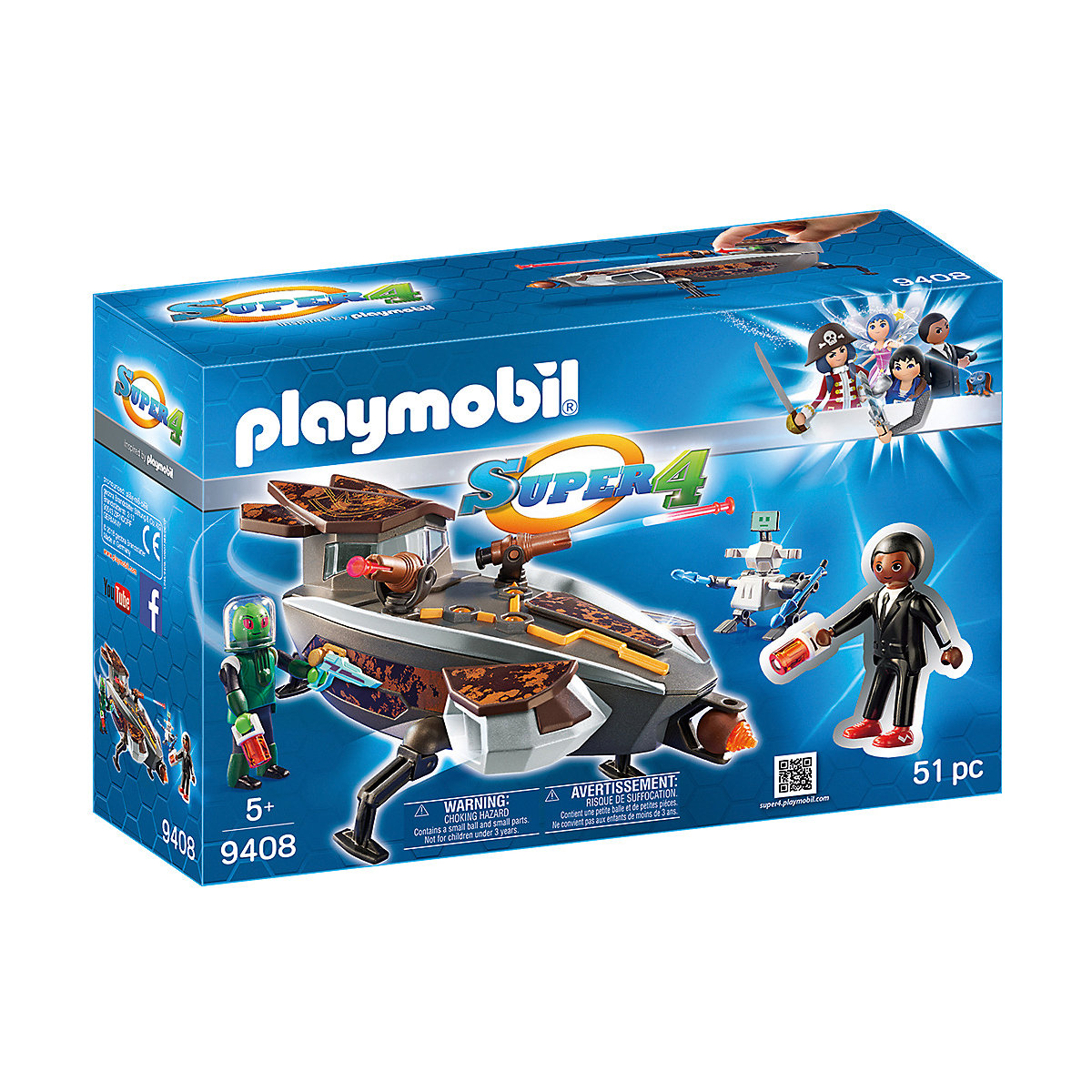 Playmobil 9408 Sykronický vesmírný kluzák s Genem