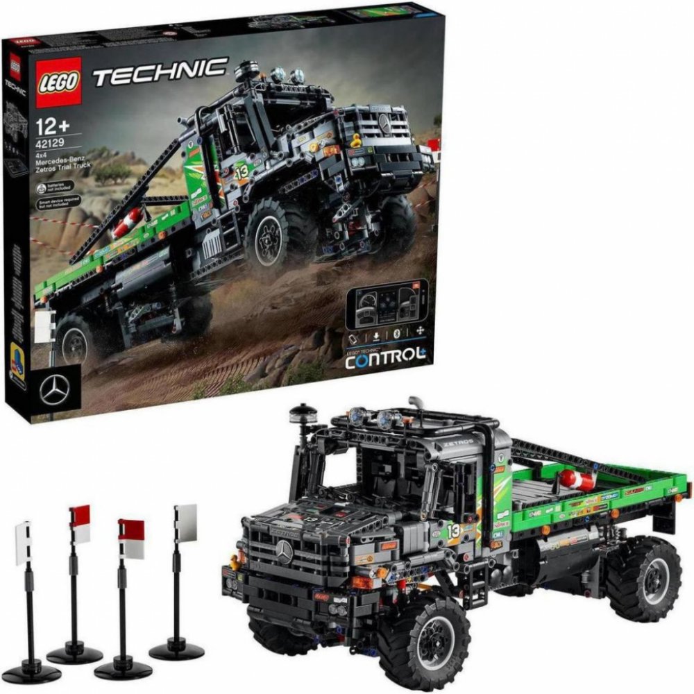 LEGO Technic 42129 Truck trialový vůz Mercedes-Benz Zetros 4x4