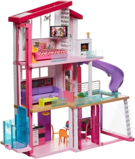 Mattel Barbie Dům snů se skluzavkou a novým výtahem