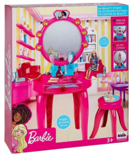 Mattel Barbie toaletní stolek se stoličkou 