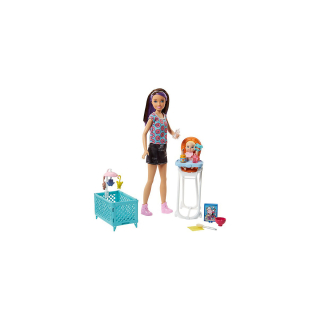 Mattel Barbie Skipper na hlídání (brunetka)