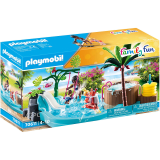 Playmobil 70611 Family Fun dětský bazén s vířivkou