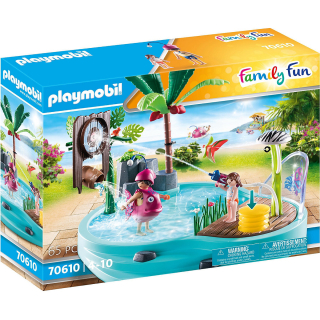 Playmobil 70610 Family Fun zábavný bazén s rozprašovačem vody