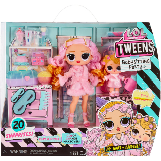 L.O.L. Surprise Tweens + Tots Baby Sitters- Ivy Winks + Babydoll