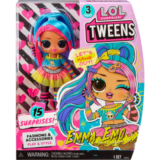 L.O.L. Tweens S3 Doll- Emma Emo