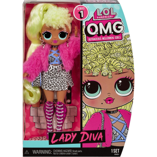 L.O.L. Surprise OMG HoS Doll Series 1- Lady Diva