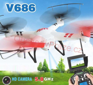 WLToys RC kvadrokoptéra V686G 2.4GHz