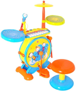 Huile Toys veselé bubny bubínky pro nejmenší jazz drum